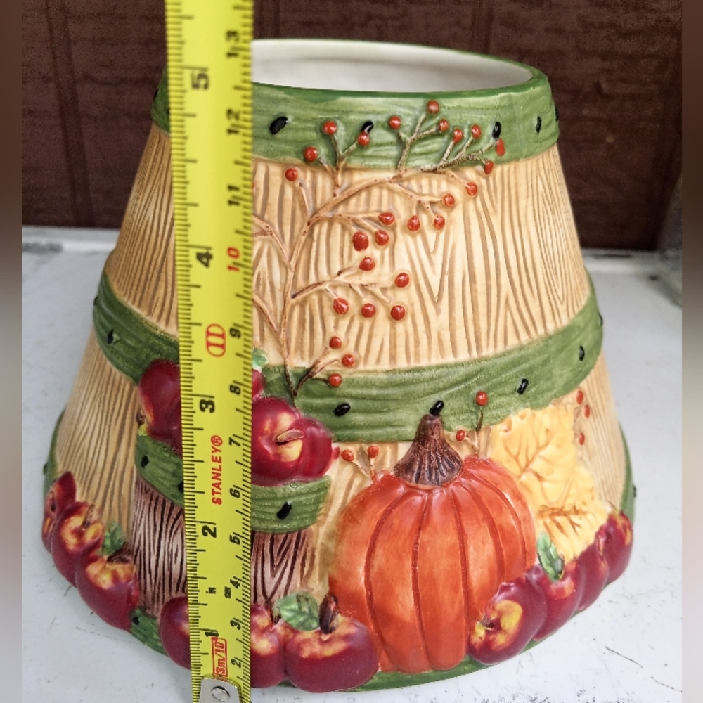 Yankee Candle shade/topper apples & pumpkin - Picture 5 of 7
